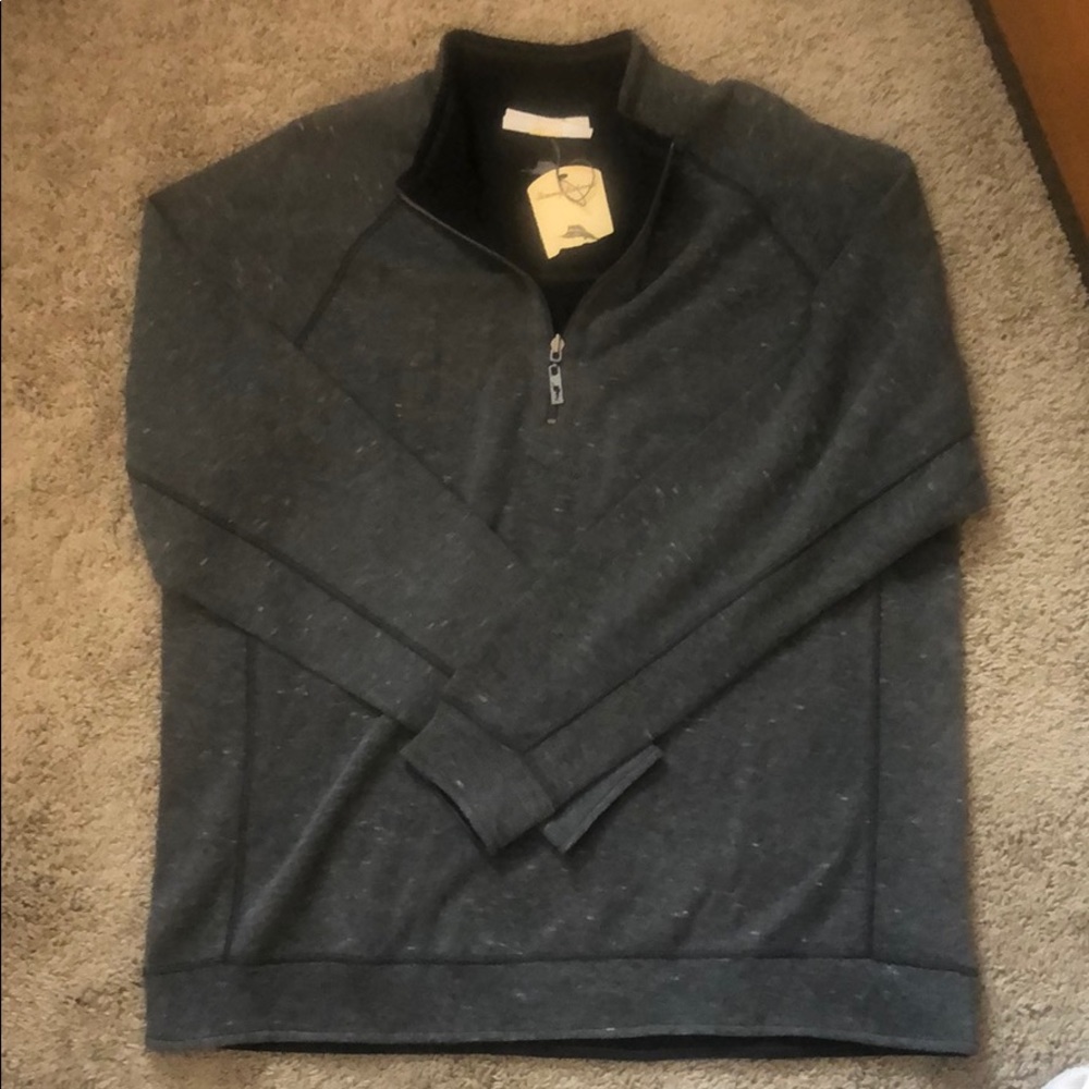 Men’s XL reversible 1/2 zip sweater